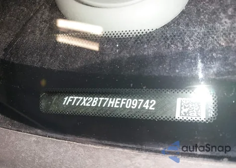 2017 Ford F-250 Xl from USA, damaged, VIN 1FT7X2BT7HEF09742